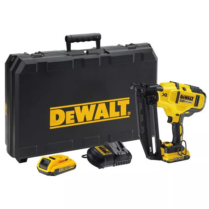 Dewalt DCN660D2 18V XR Cordless li-ion Brushless 2nd Fix Nailer 16Ga with  2 x 2Ah Batteries in Carry Case