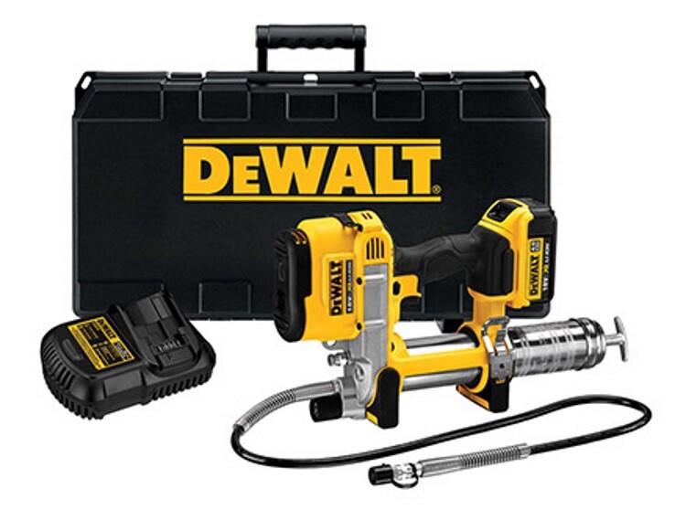 DeWalt DCGG571M1-GB 18V Grease Gun with 1x4Ah Battery in Kitbox