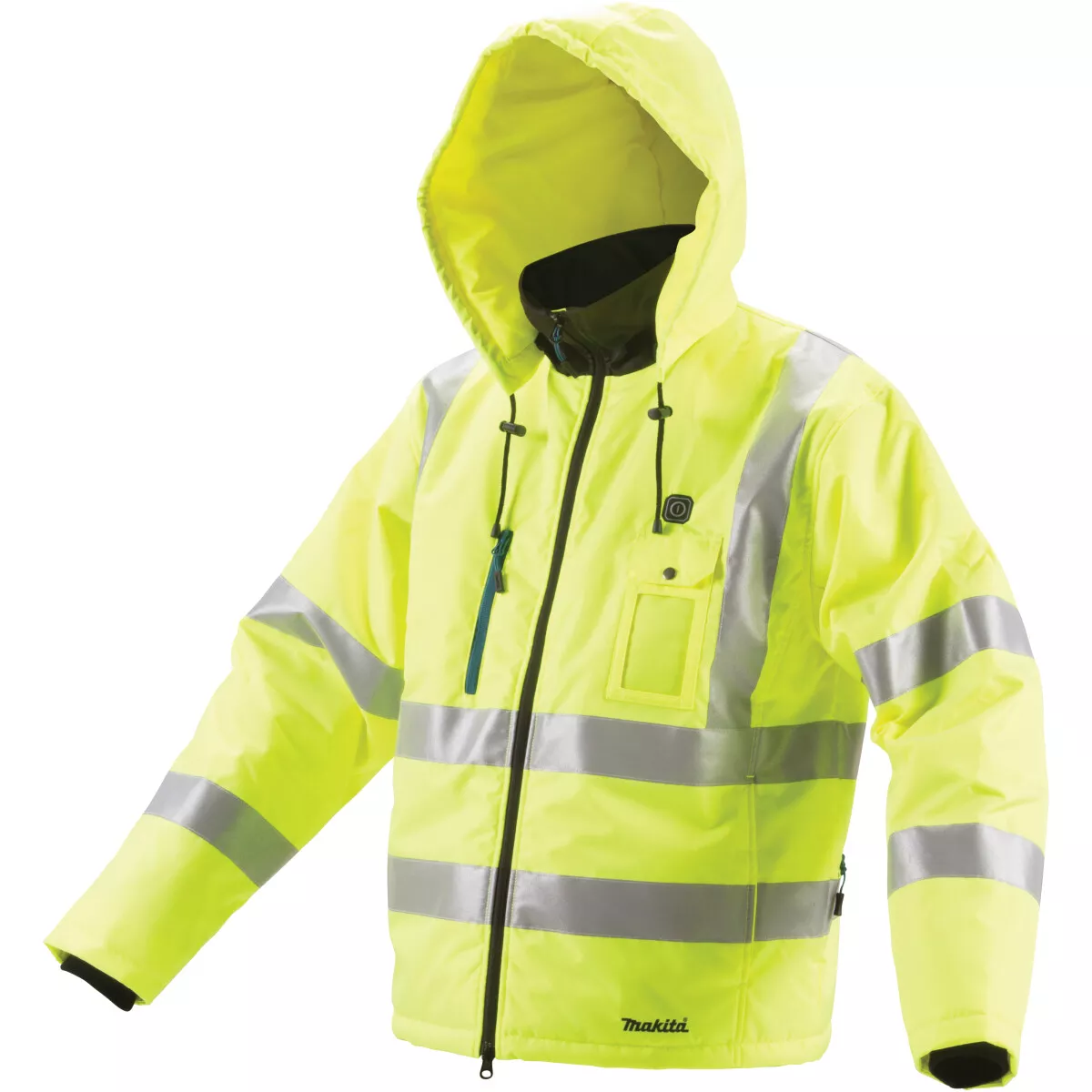 Makita DCJ206ZM 14.4/18V Hi-Vis Heated Jacket-Medium (40"-42" Chest)