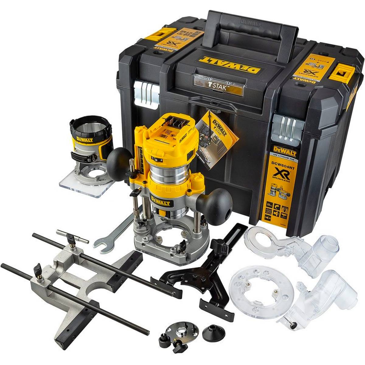 Miedo a morir Conquista transacción DeWalt DCW604NT Body Only 18V XR Brushless 1/4"/8mm Router/Trimmer in TSTAK  Case from Lawson HIS