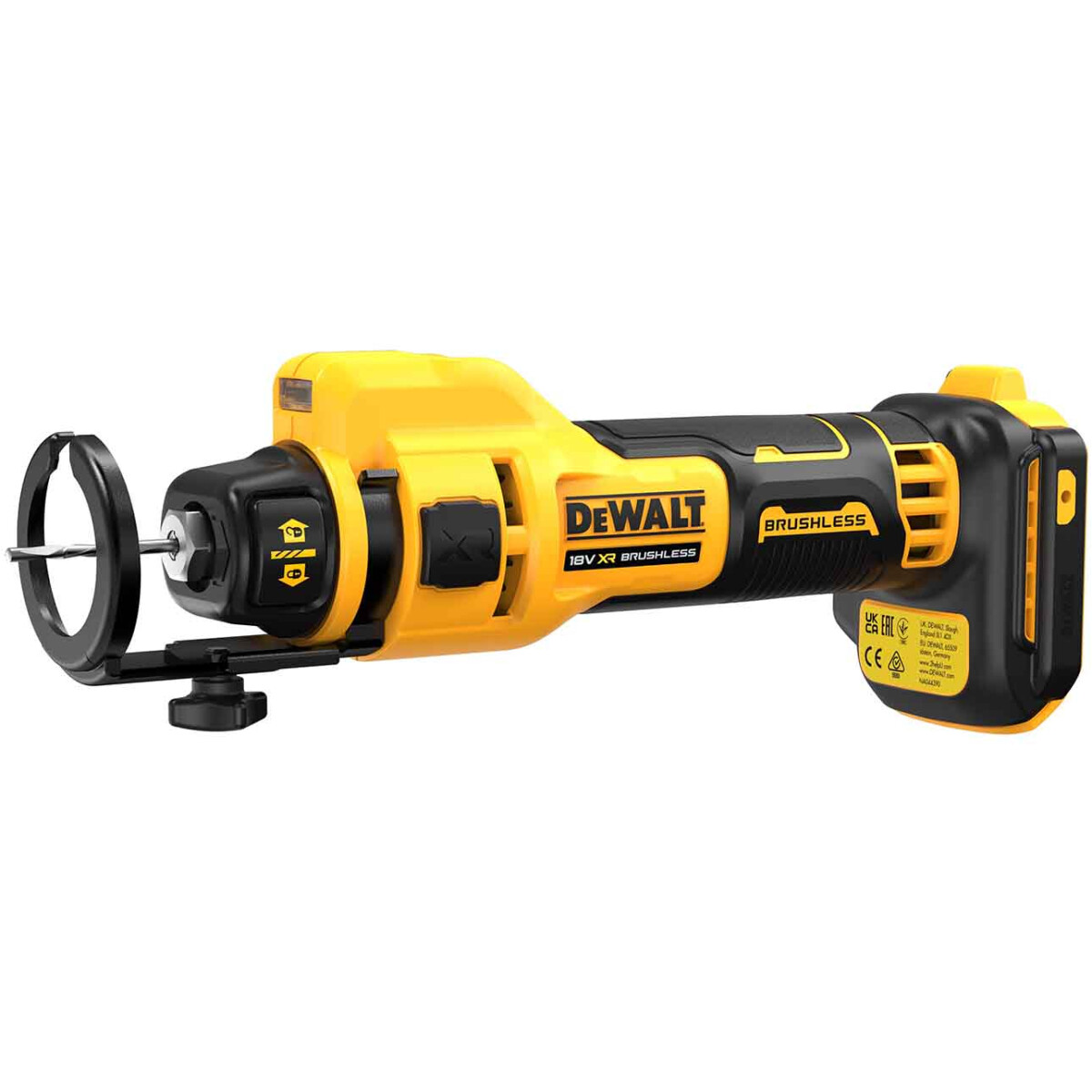 DeWalt DCE555NXJ Body Only 18V XR Brushless Drywall Cut Out Tool from Lawson HIS