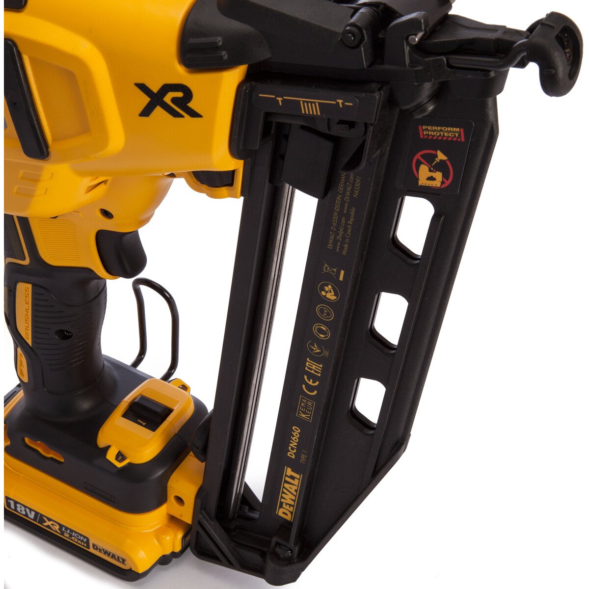 Dewalt DCN660D2 18V XR Cordless li ion Brushless 2nd Fix Nailer