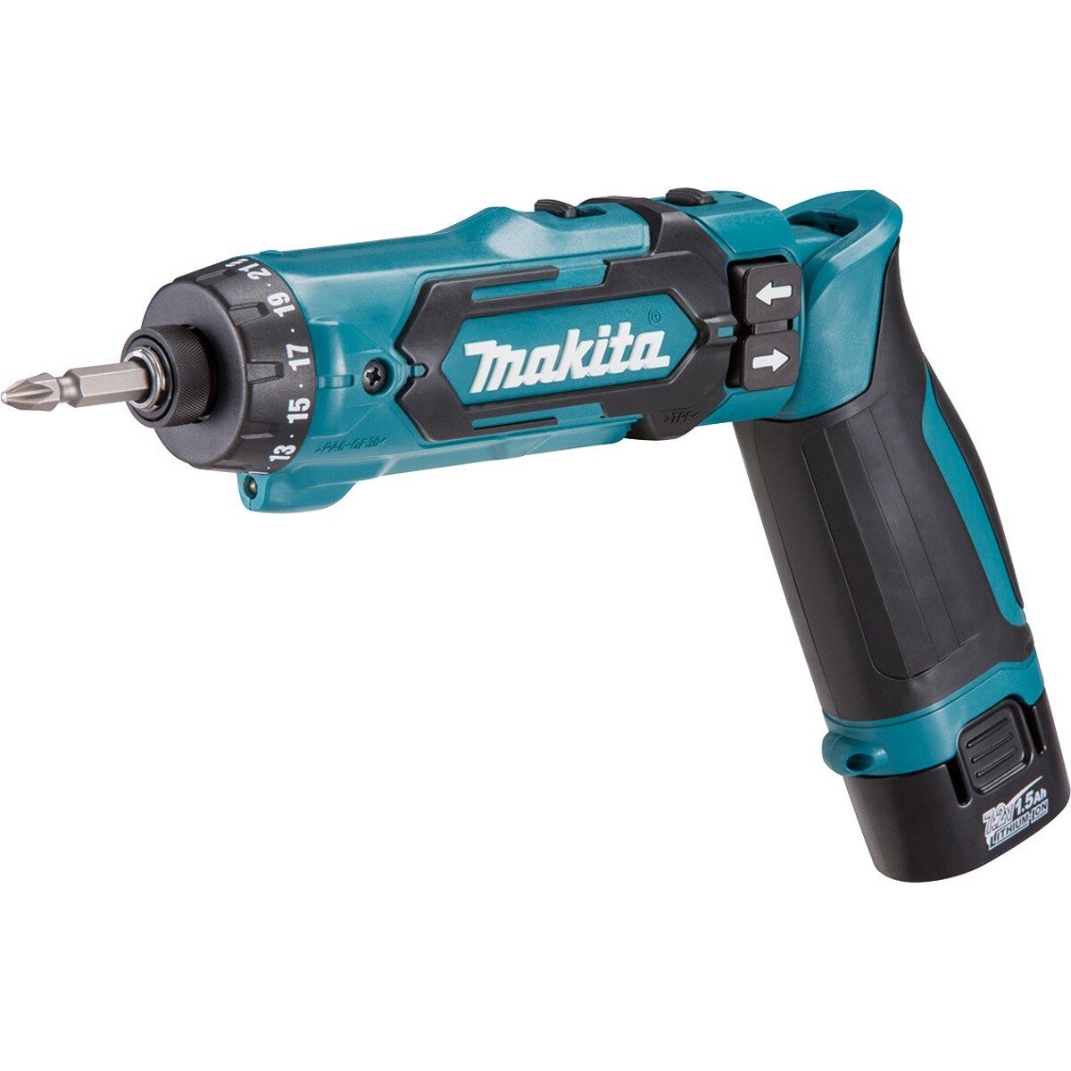 Makita DF012DSE 7.2V Pencil Drill / Driver with 2x 1.5Ah Batteries in Case