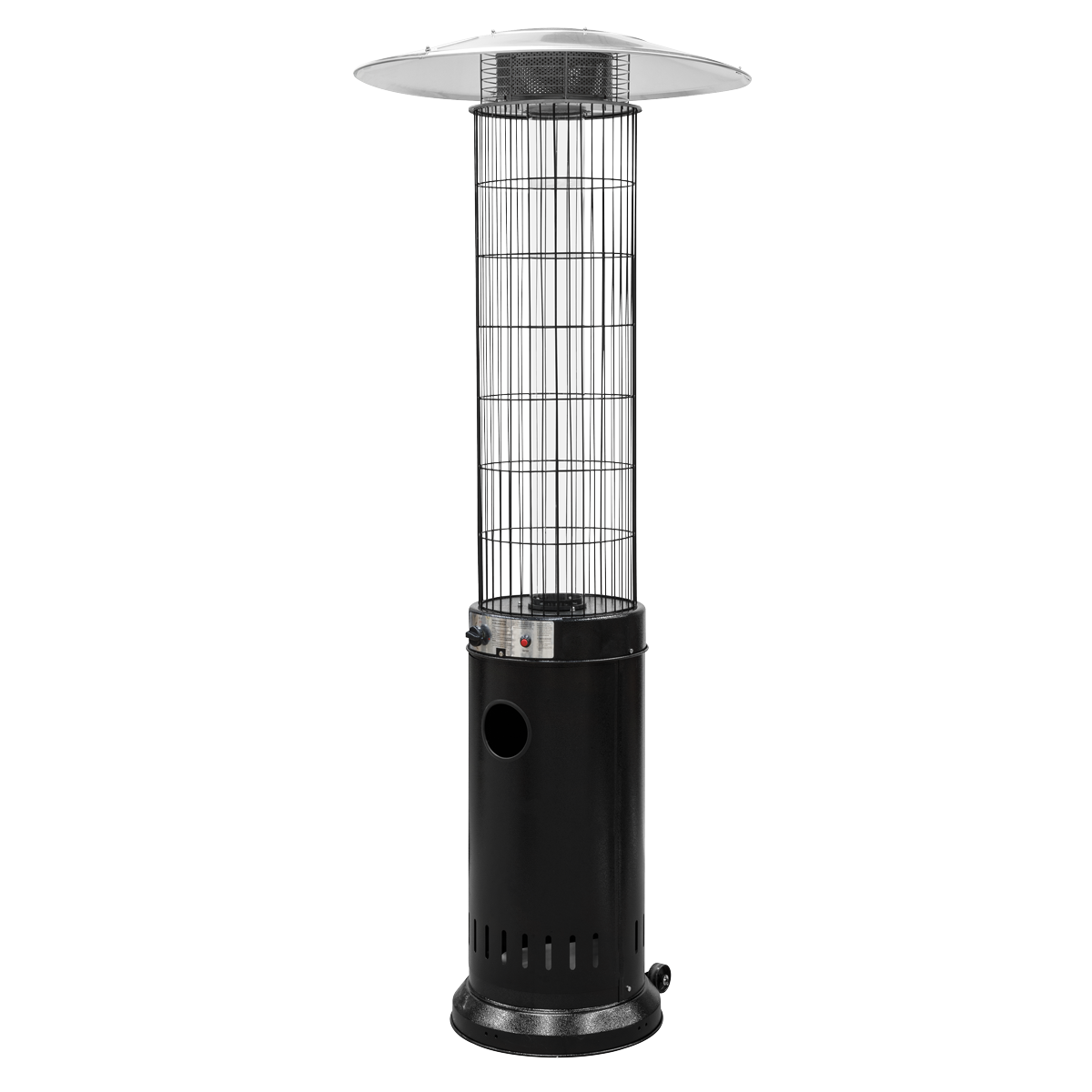 Sealey DG124 Dellonda Gas Patio Heater 13kW for Commercial & Domestic Use, Black