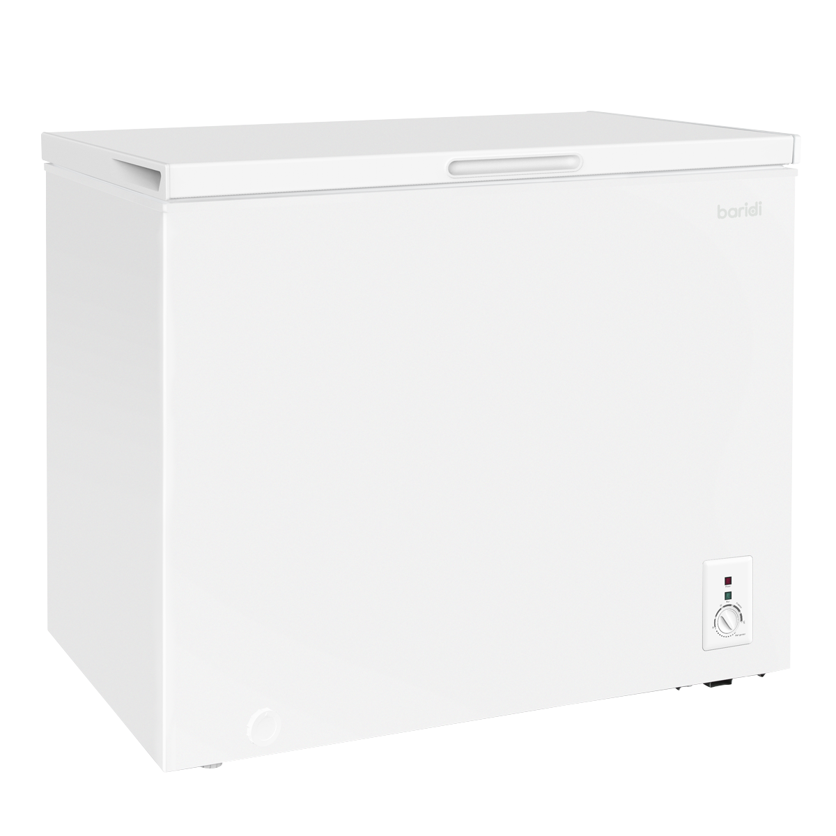 Sealey DH111 Baridi Freestanding Chest Freezer, 199L Capacity, Garages and Outbuilding Safe, -12 to -24C Adjustable Thermostat with Refrigeration Mode, White