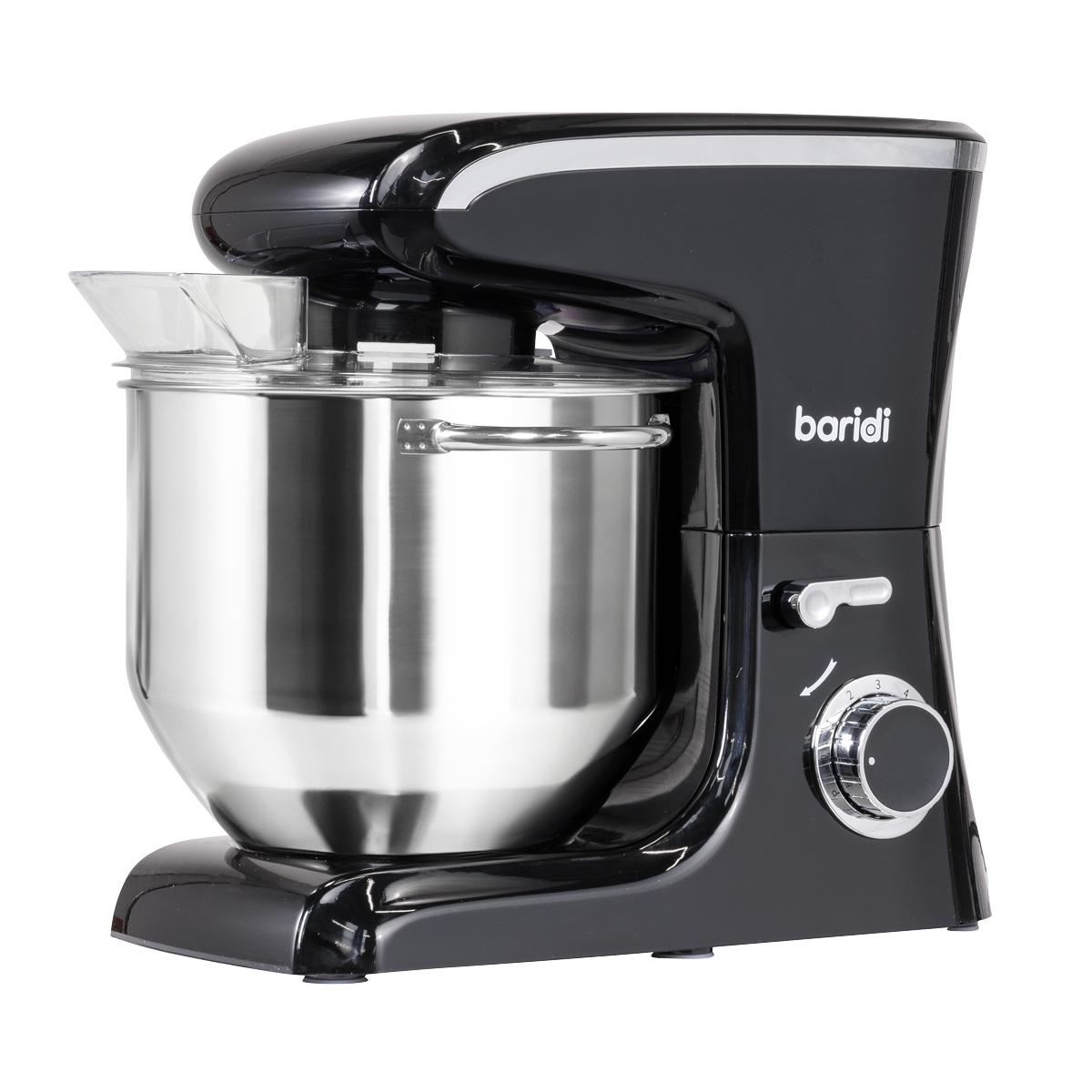 Sealey DH174 Baridi 1800W Stand Mixer with Accessories 8L - Black