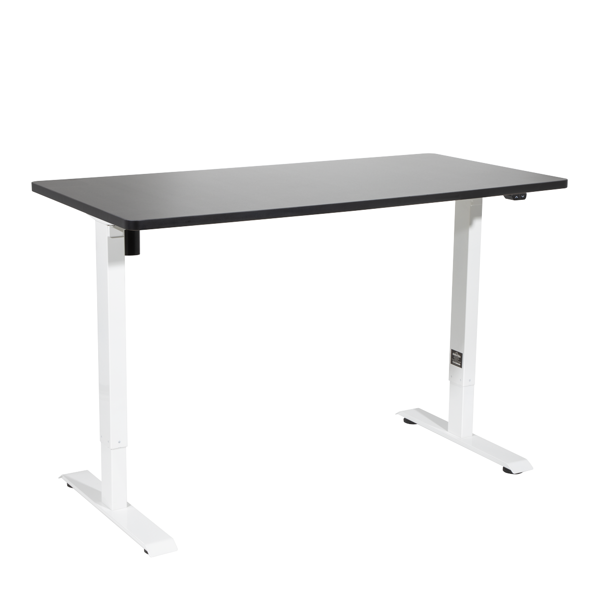 Sealey DH69 Dellonda Single Motor Ultra-Quiet Adjustable-Height Electric Sit/Stand Desk - Black Desktop