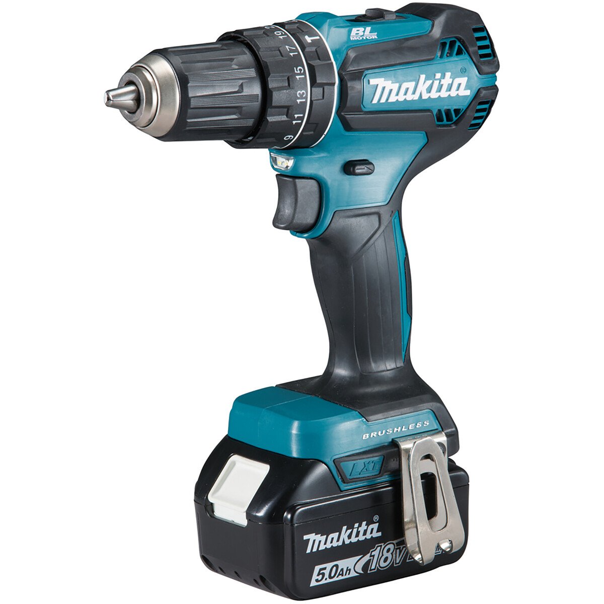 Makita DHP485SFE 18V Brushless Combi Drill with 2x 3.0Ah Batteries in Carry Case