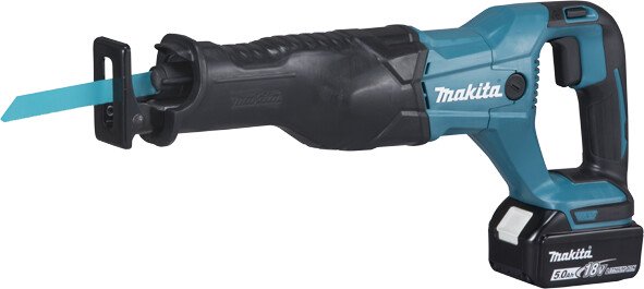 Makita DJR186RTE 18V Reciprocating Saw with 2x 5.0Ah Batteries in Case