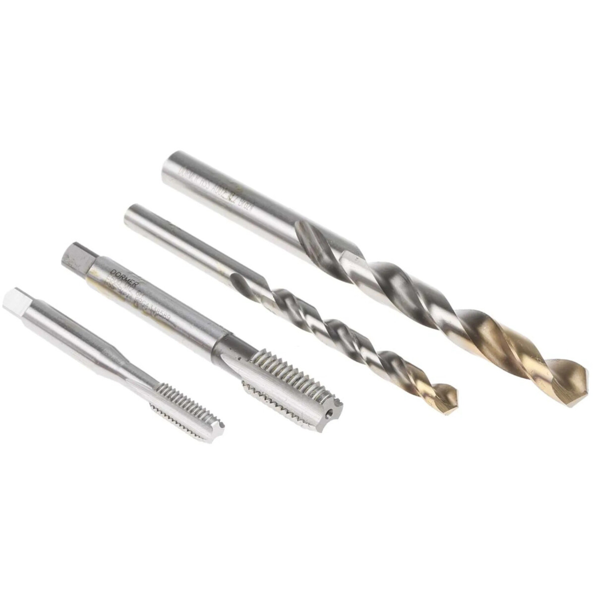 Dormer L115101 Jobber Drill and Tap Set 14pc A002 drill bits & E500 HSS