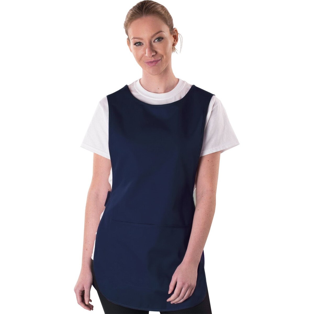 BTC Dennys Polycotton Tabard With Pocket DP94 - Navy Blue - MEDIUM- Clearance item!