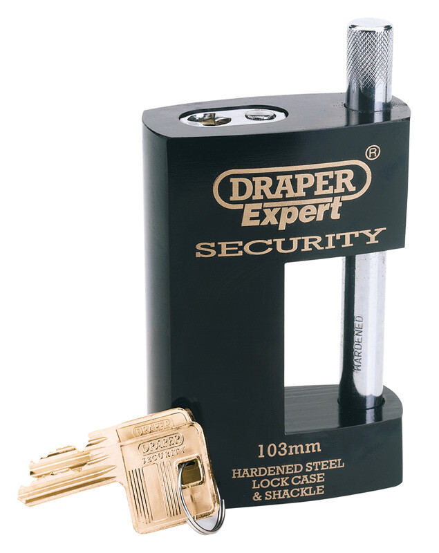 Draper 64205 8314/103 Expert 103mm Heavy Duty Close Shackle Padlock and