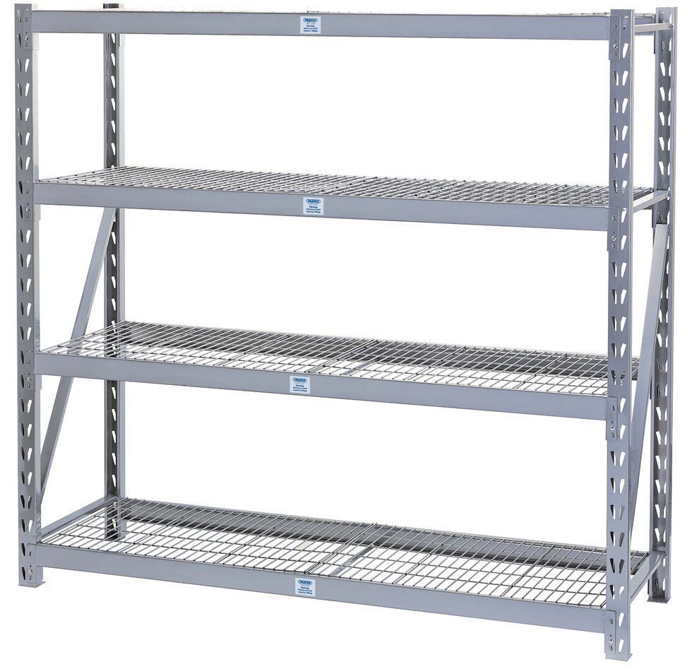 Draper 05227 MSUHD195/PRO Expert Heavy Duty Steel 4 Shelving Unit (1959 x 610 x 1830mm)