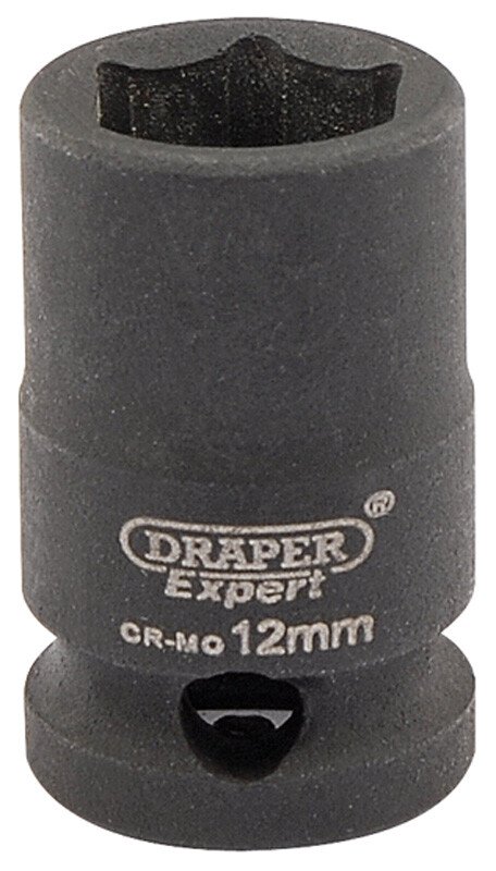 Draper 06871 409-MMC Expert 12mm 3/8" Square Drive Hi Torq 6 Point Impact Socket