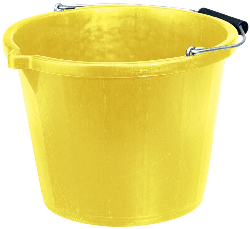 Draper 10636 BKT/Y 14.8L Bucket   Yellow