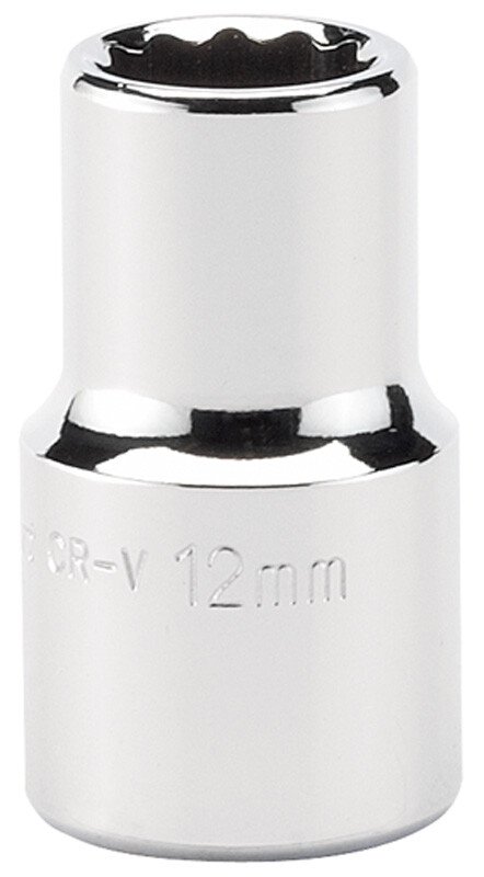 Draper 11873 H-MMB Expert 12mm 1/2" Drive Hi Torq 12 Point Socket (Sold Loose)