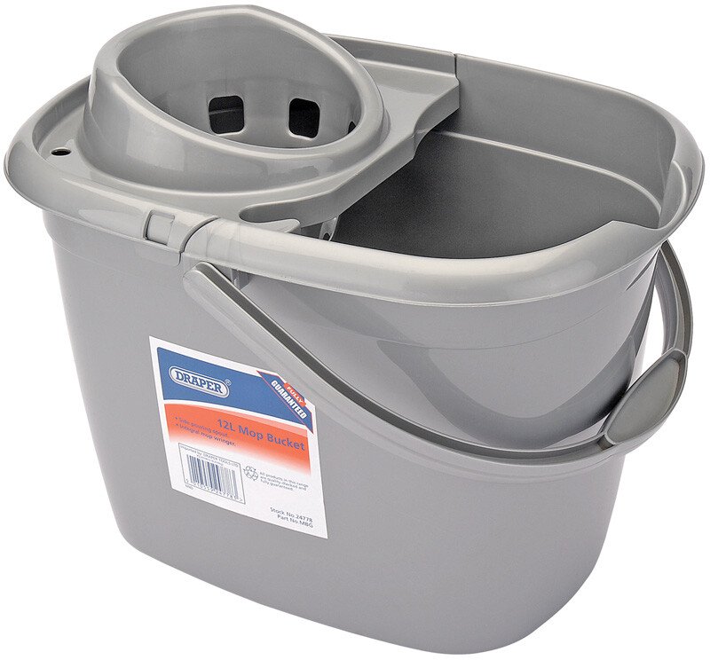 Draper 24778 MBG 12L Plastic Mop Bucket