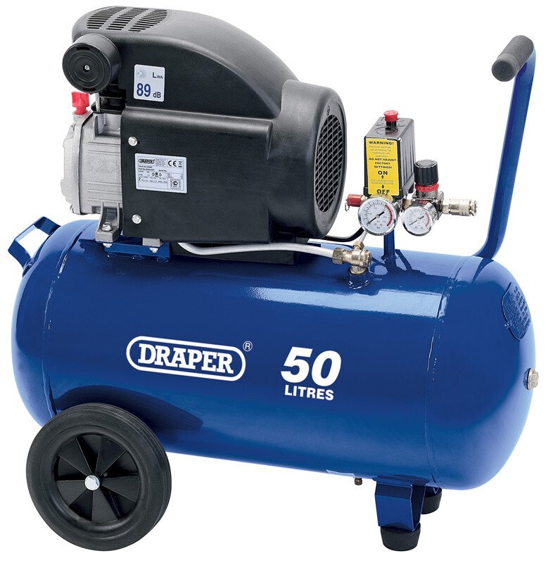 Draper 24981 DA50/207 50L 230V 1.5kW Air Compressor