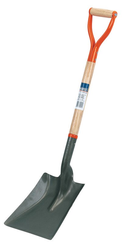 Draper 31391 BS Hardwood Shafted Square Mouth Builders Shovel