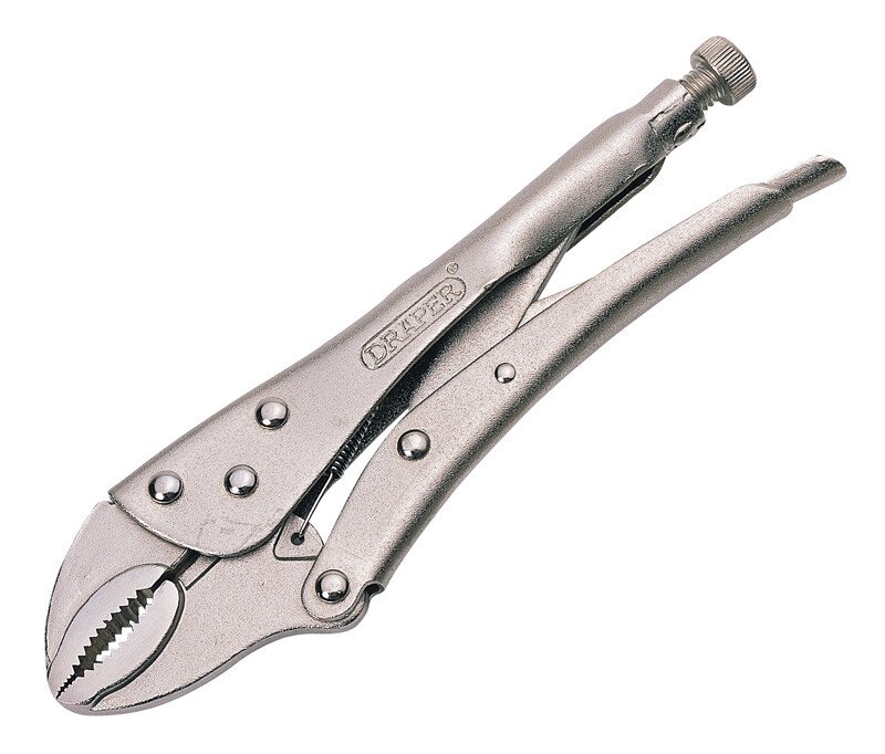 Draper 35369 9006A 220mm Curved Jaw Self Grip Pliers