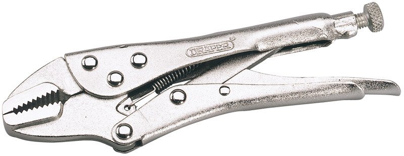 Draper 35371 9007A 190mm Straight Jaw Self Grip Pliers