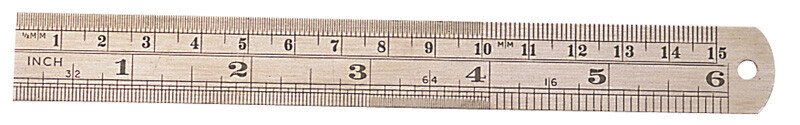 Draper 59633 D17 150mm/6" Steel Rule