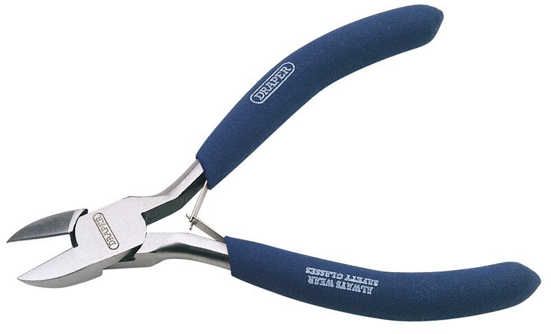 Draper 60743 38A 110mm Carbon Steel Diagonal Side Cutter