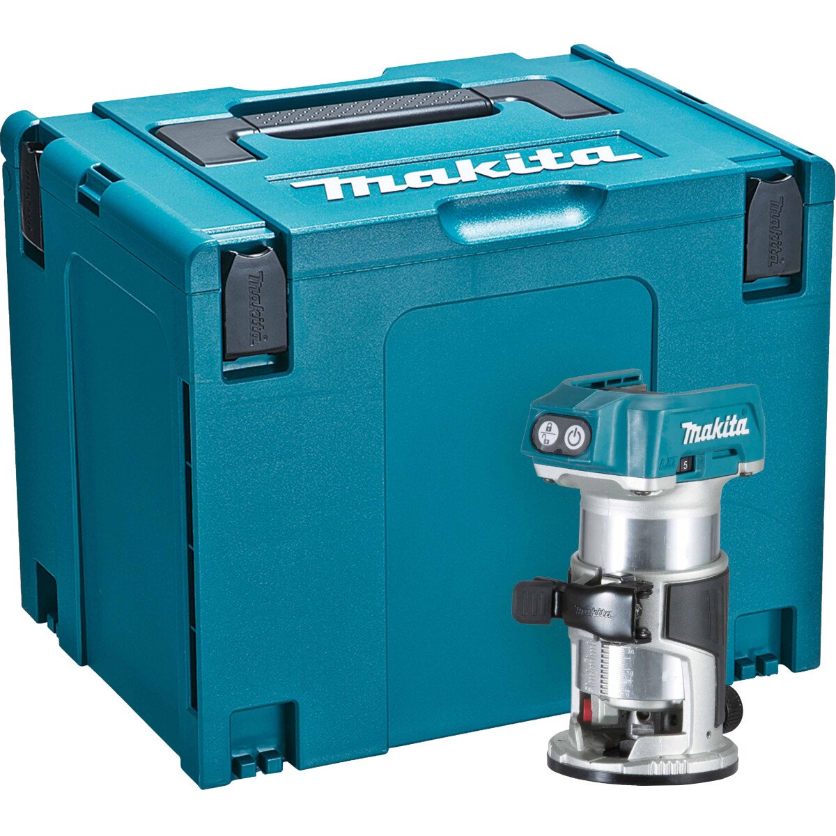 Makita DRT50ZJ Body Only 18V Brushless Router/Trimmer in Makpac Case