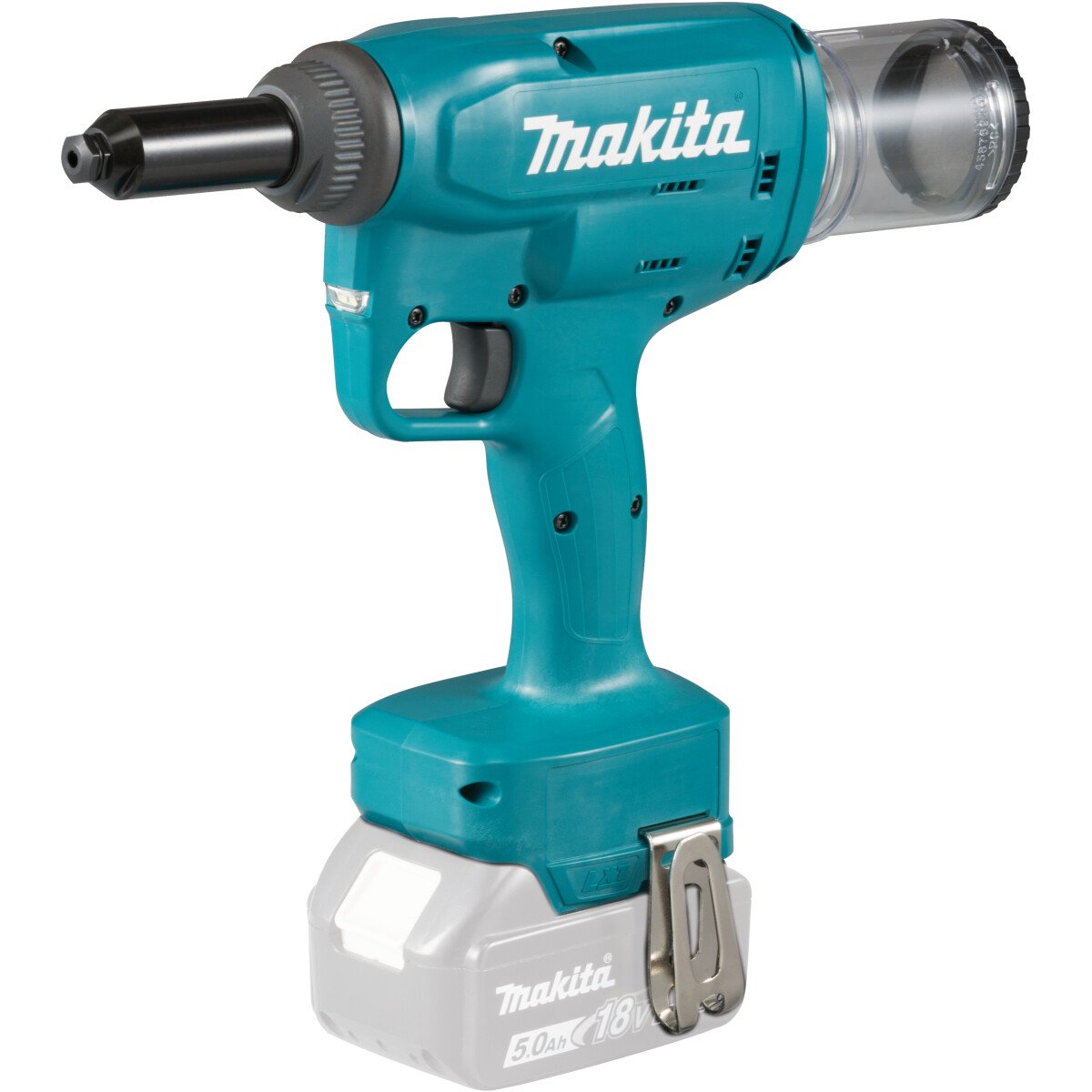 Makita DRV250Z 18V Body Only Rivet Gun with 4.8-6.4mm Nose Pieces