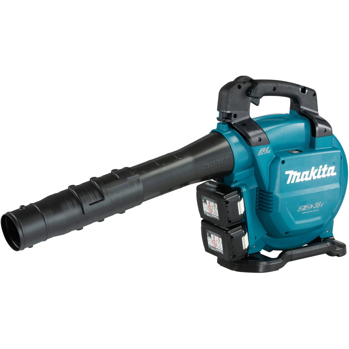 Makita DUB363PG2V Twin 18V LXT Blower with Vacuum Function, 2x 6.0Ah Batteries and Charger