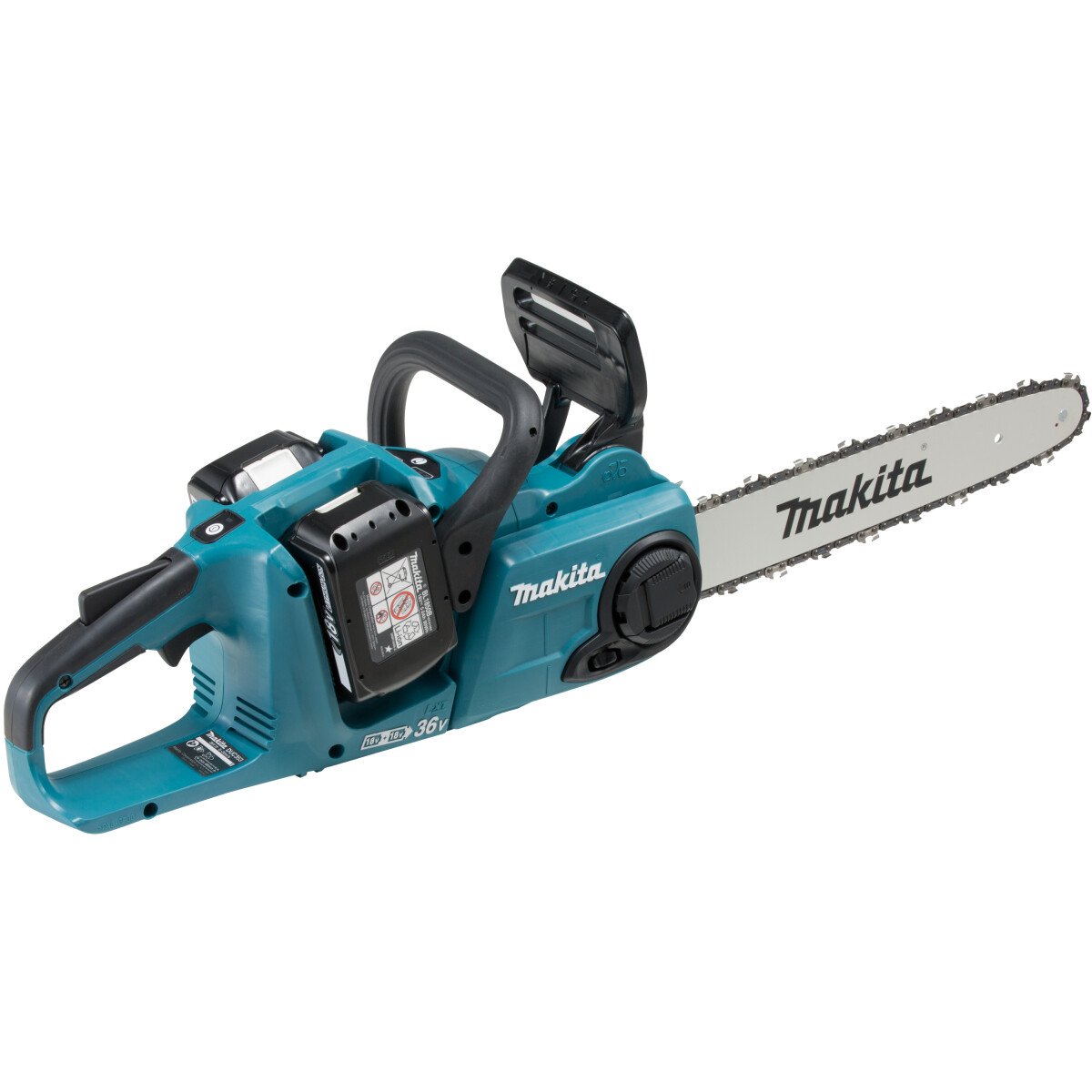 Makita DUC353PG2 Twin 18V Chainsaw 35cm with 2x 6.0Ah Batteries