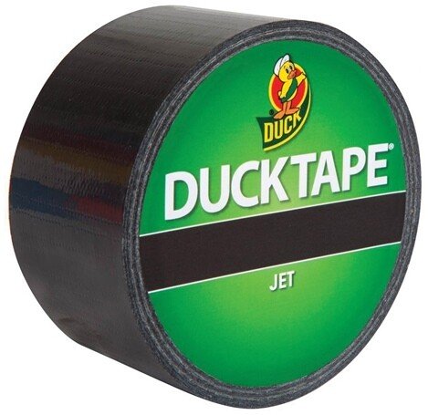 Duck Tape 1265013 Duck® Tape 48mm x 18.2m Jet SHU1265013