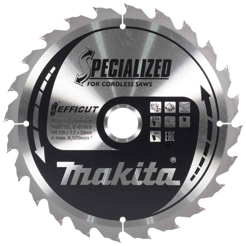 Makita E-01915 TCT Saw Blade Efficut
