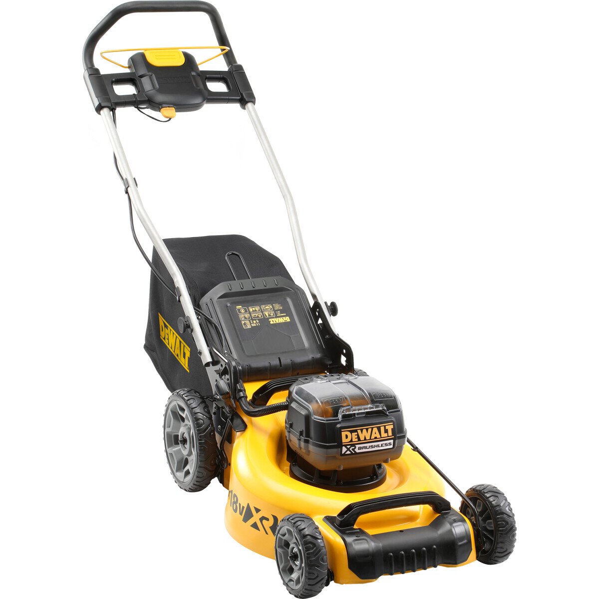 DeWalt DCMW564P2 18V XR Brushless 48cm Lawnmower 2 x 5.0Ah Batteries