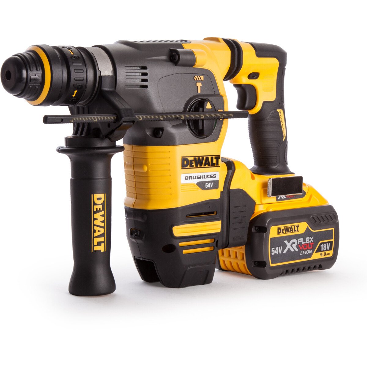 54V XR FLEXVOLT 45mm SDS-Max Hammer Drill - 2 X 9Ah