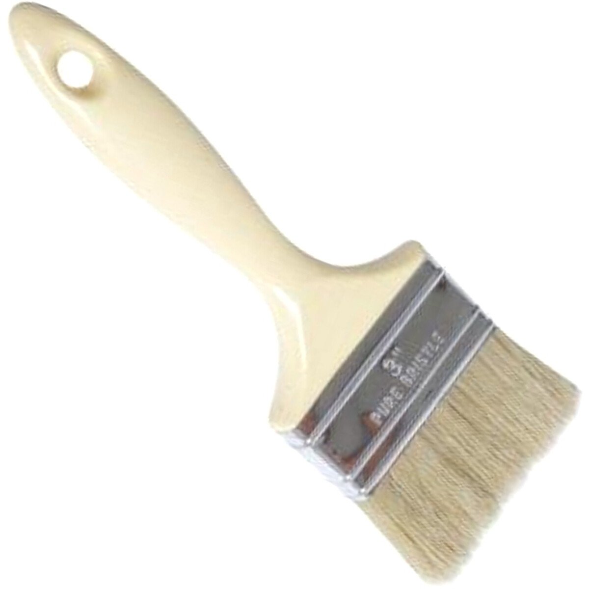 Lawson-HIS ELB3 3" Plastic Handle White Bristle Laminating Gel Brush (Box 12)
