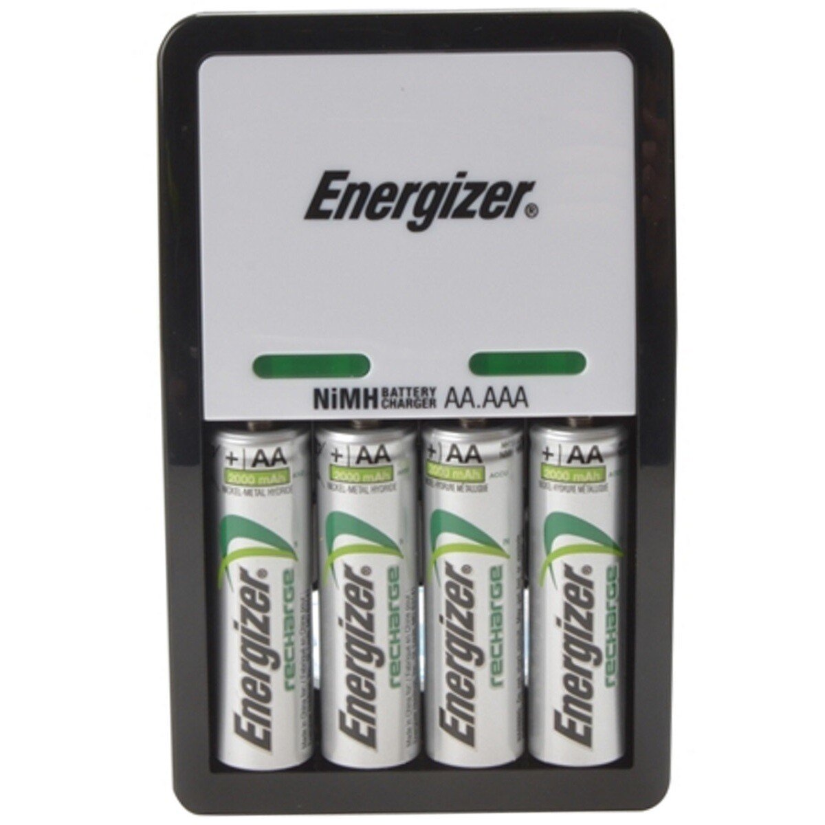 Energizer S5242 Compact Charger with 4 x AA 2000 mAh Batteries Included ENGCOMPAC