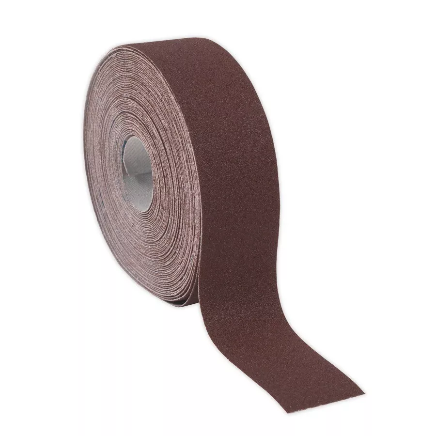 Sealey ERB5050120 Emery Roll Brown 50mm x 50mtr 120Grit