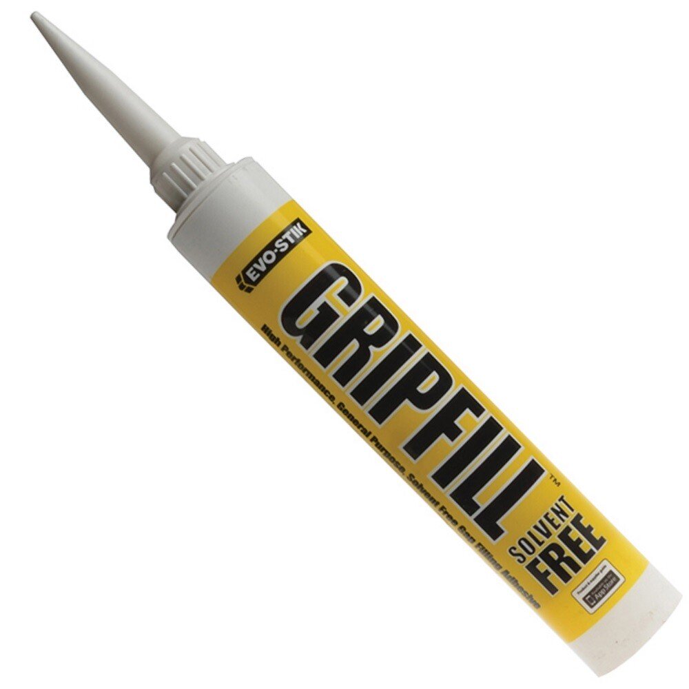 Evo-Stik 18631 Gripfill Yellow Solvent Free Adhesive 350ml EVOGRIPYELL
