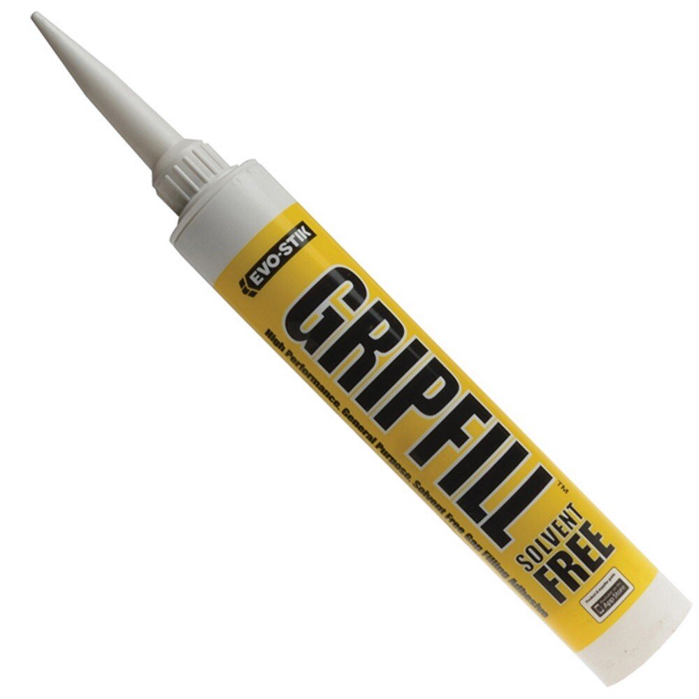 EvoStik 18631 Gripfill Yellow Solvent Free Adhesive 350ml EVOGRIPYELL