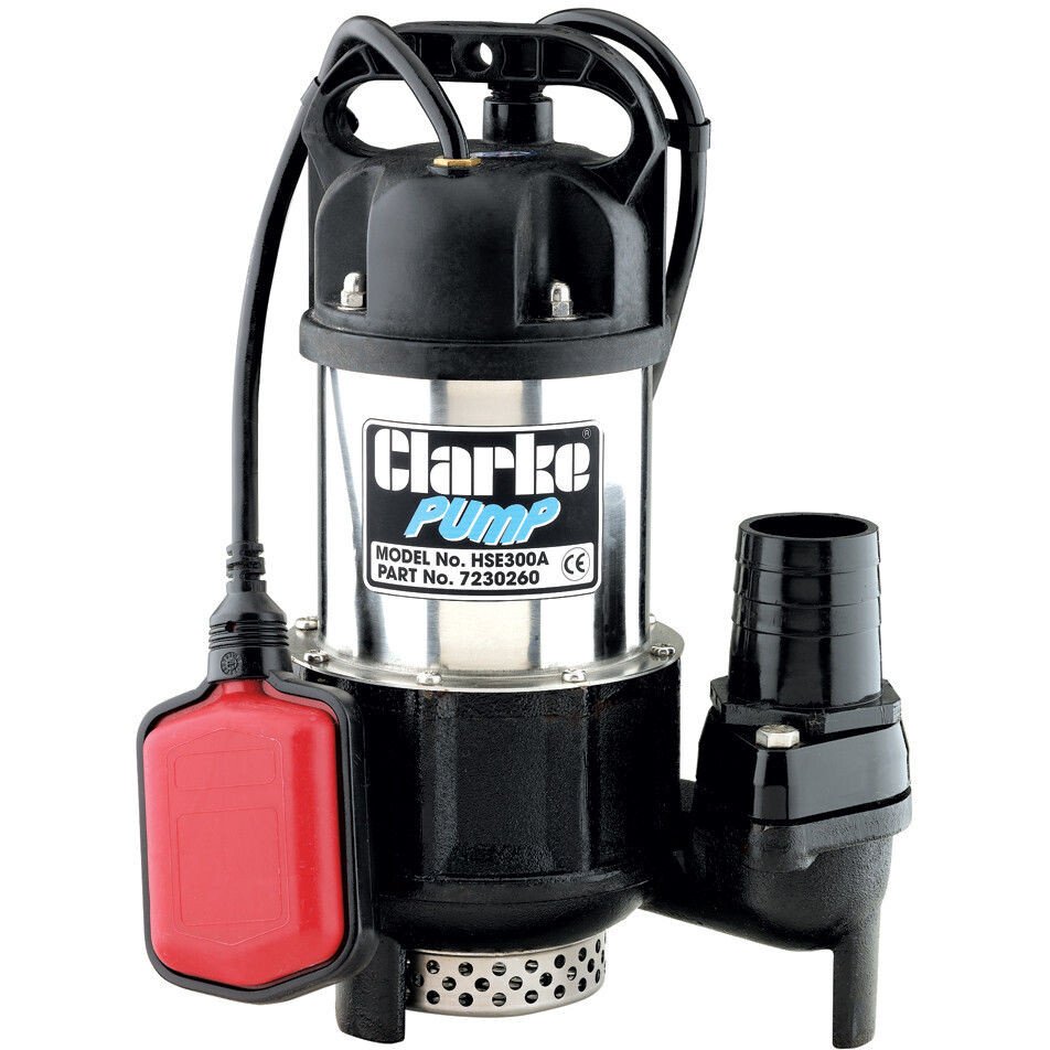 Clarke 7230260 HSE300A 2" Heavy Duty Submersible Pump 230V
