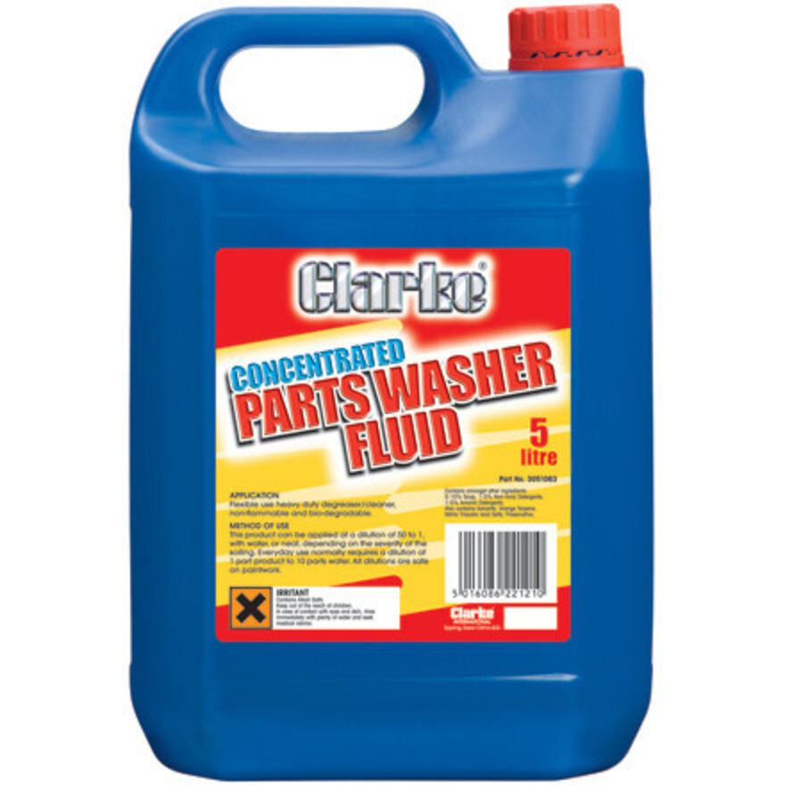 Clarke 3051063 5 Litre Parts Washer Fluid Concentrated from Lawson HIS