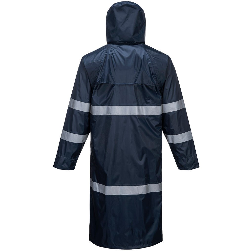 Portwest F438 Classic Rainwear Iona Rain Coat - Navy Blue from Lawson HIS