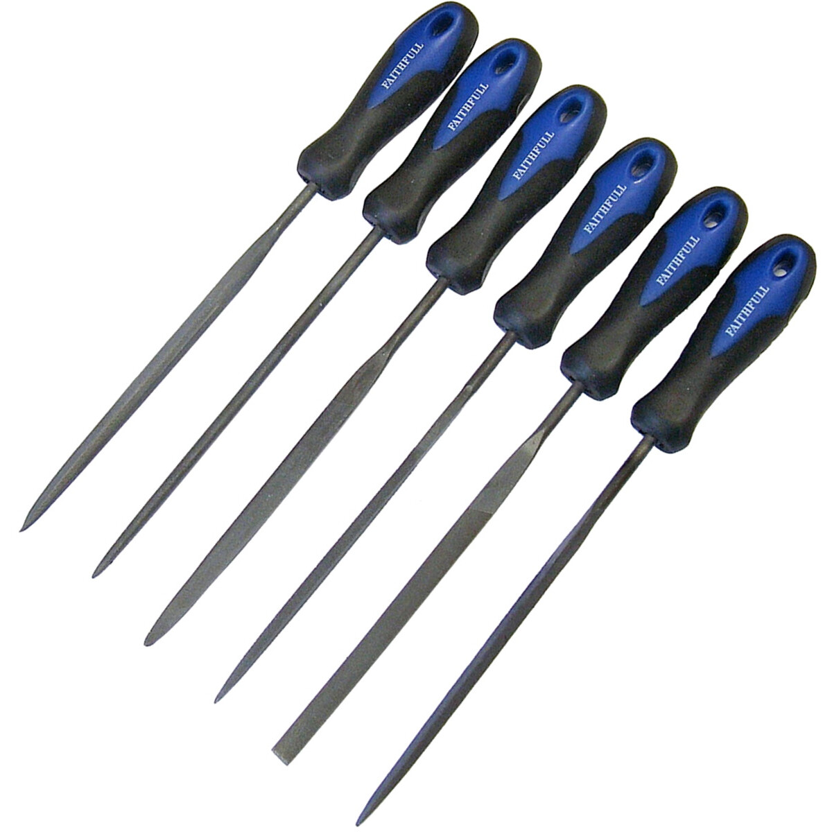 Faithfull FAIPPNEEDLE Precision Needle File Set 6 Piece from Lawson HIS