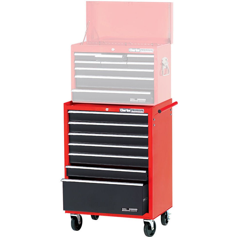 Clarke 7638042 CLB1007C Premium 7 Drawer Mobile Tool Cabinet