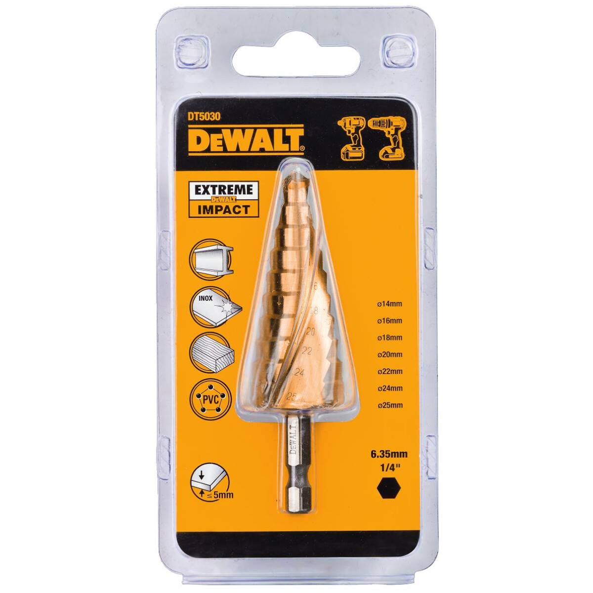 Dewalt step deals bit