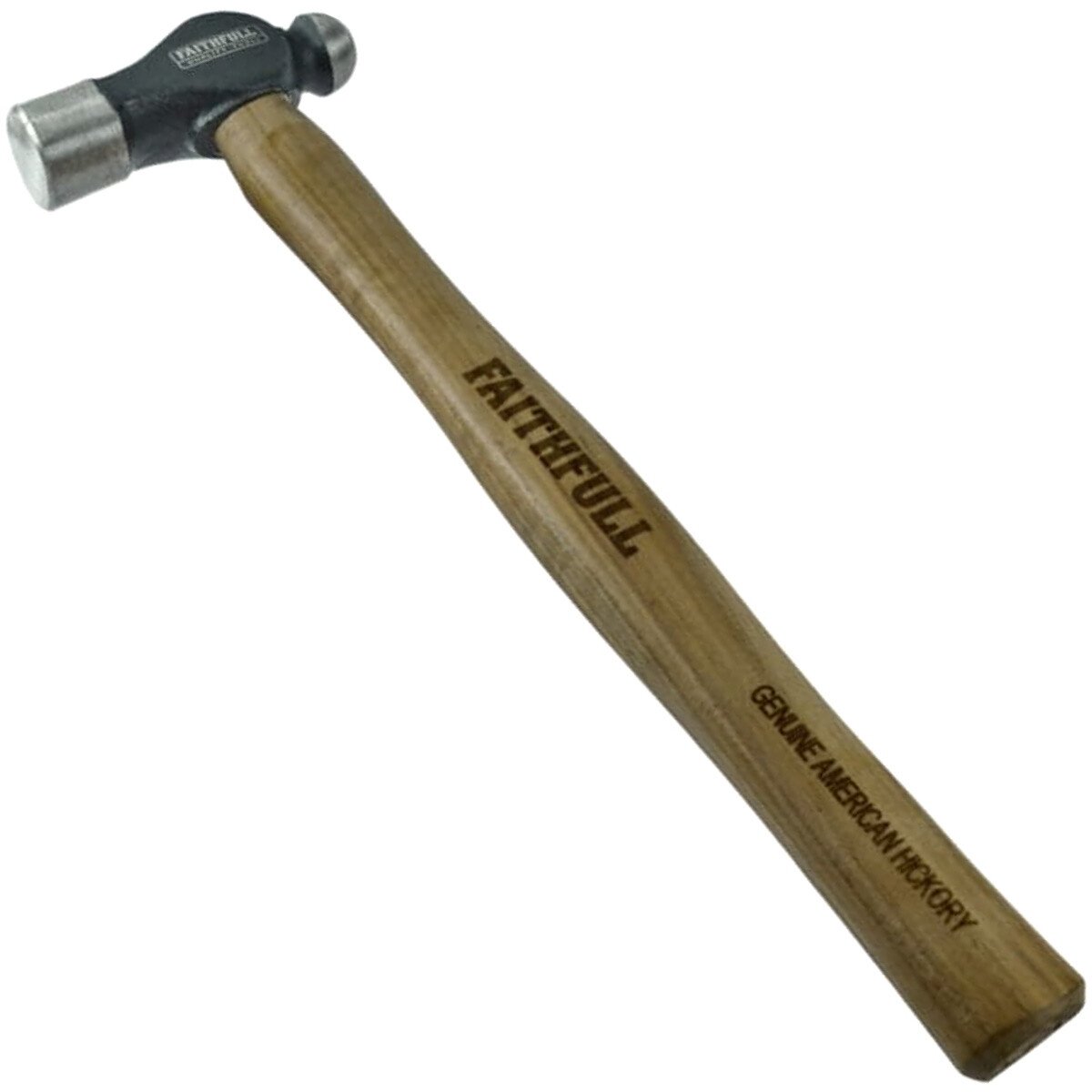 Faithfull FA031-08SH Ball Pein Hammer with Hickory Handle 227g (8oz) FAIBPH8