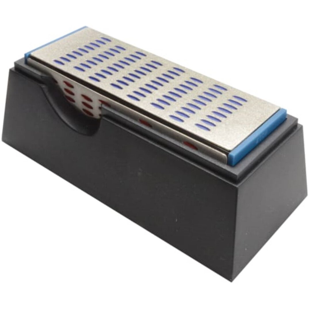 Faithfull FAIDWQUAD Diamond Sharpening Stone 4 Sided 150 x 50 x 50mm