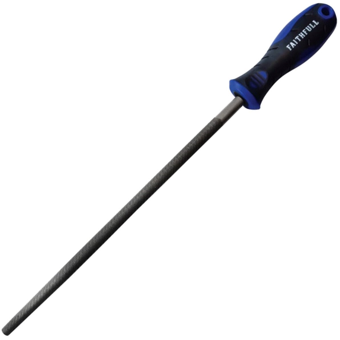 Faithfull SVRF0210 Handled Round Second Cut Engineers File 250mm (10in) FAIFIRSC10