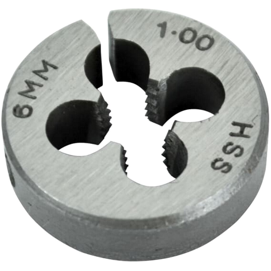 Faithfull FAIHSSDM6 HSS Straight Flute Split Die M6 x 1.0, 13/16in OD